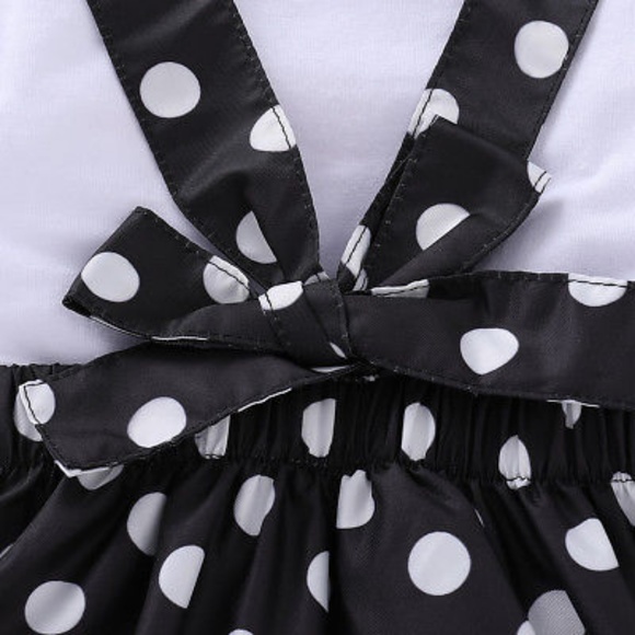 NWT Little Girl Snowman Top With Polka Dot Jumper - Picture 5 of 7